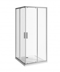 Nion Sprchový kút 80x80 cm, Jika perla Glass, strieborná/transparentné sklo (H2512N10026681)