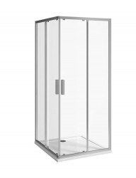 Nion Sprchový kút 90x90 cm, Jika perla Glass, strieborná/sklo arctic (H2512N20026661)