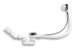 NOVASERVIS - Automatická vaňová výpusť, vaňový sifón 50, chróm (486,0)