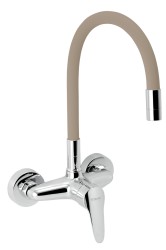 NOVASERVIS - Drezová batéria s elastickým ramenom 150mm, béžová-chróm (94480,0BE)