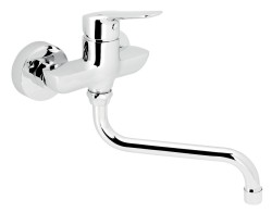 NOVASERVIS - Drezová umývadlová batéria 100 mm Metalia 54, chróm (54074/T,0)