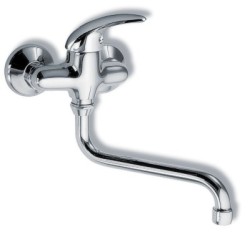 NOVASERVIS - Drezová umývadlová batéria 100 mm Metalia 55 chróm (55074/T,0)