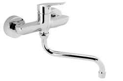 NOVASERVIS - Drezová umývadlová batéria 150 mm Metalia 54, chróm (54070/T,0)