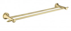 NOVASERVIS - Dvojitý držiak uterákov ANTICA 600 mm, bronz (AAI10BR)
