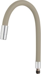 NOVASERVIS - Elastické rameno k batérii 70710, béžová-chróm (RAM70710,0BE)