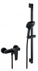 NOVASERVIS - Kúpeľňová súprava sprchová Metalia 58, čierna (58061KIT,5)