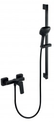 NOVASERVIS - Kúpeľňová súprava sprchová Nobless Ego, čierna (43061KIT,5)