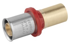 NOVASERVIS - Lisovací AL/PEX prechod 26mm na medenú rúrku CU22 (FNPCO2622)