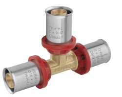 NOVASERVIS - Lisovací AL/PEX T-kus 16x2mm (FTP16)