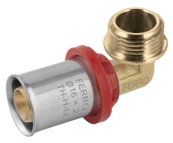 NOVASERVIS - Lisovacie AL/PEX koleno 20x1/2