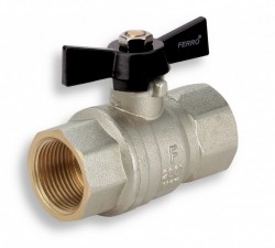 NOVASERVIS - Luxusný guľový plnoprietokový kohút - motýlik MM 3/4