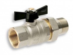 NOVASERVIS - Luxusný plnoprietokový kohút s motýlikom a šróbením ŠM 1