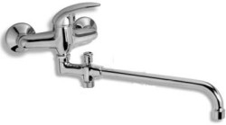 NOVASERVIS - Paneláková batéria bez príslušenstva 150 mm Metalia 55 chróm (55036/1,0)