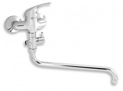 NOVASERVIS - Paneláková batéria bez sprchy 100 mm chróm (92073/1,0)