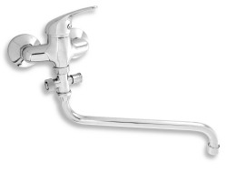 NOVASERVIS - Paneláková batéria bez sprchy 100 mm Titania Iris chróm (92075/1,0)