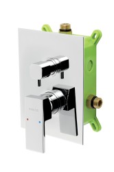 NOVASERVIS - Podomietková batéria s boxom 2 vývody, EDGE (BOX36051R,0)