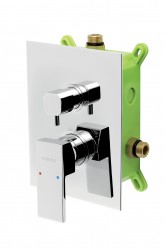 NOVASERVIS - Podomietková batéria s boxom 2 vývody, EDGE (BOX36051R,0)