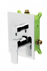 NOVASERVIS - Podomietková batéria s boxom 2 vývody, TINA (BOX38051R,0)