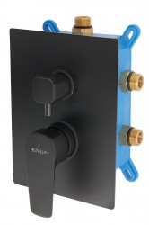 NOVASERVIS - Podomietková batéria s boxom 3 vývody, METALIA 58 (BOX58051RX,5)