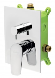 NOVASERVIS - Podomietková batéria s boxom 3 vývody, Titania Pure (BOX90351R,0)