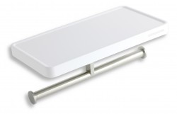 NOVASERVIS - Polička s držiakom role papiera (65581,1)