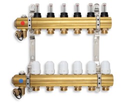 NOVASERVIS - ROZDEĽOVAČ s term. ventilmi, reg. s prietok. mech. 8 okruhov (RZP08S)