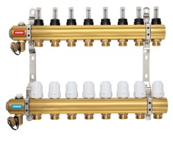 NOVASERVIS - ROZDEĽOVAČ s term. ventilmi, reg. s prietok. mech. 8 okruhov (RZP08S)