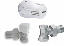 NOVASERVIS - Sada na radiátory s terostatom rohová 1/2