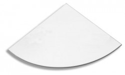 NOVASERVIS - Sklo poličky rohové Metalia 3 číre (6358,X)