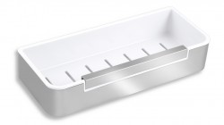 NOVASERVIS - Sprchová polička so stierkou na sprchový kút (65577,4)