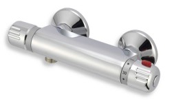 NOVASERVIS - Sprchová termostatická batéria 120 mm Aquamat chróm (2664/1,0)