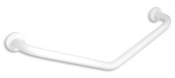 NOVASERVIS - Uhlové držadlo s krytkami 400 x 400 mm biele (R66404,11)