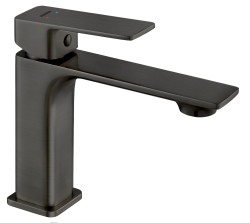 NOVASERVIS - Umývadlová batéria s výpusťou Dune, gun metal (BDU2GM)