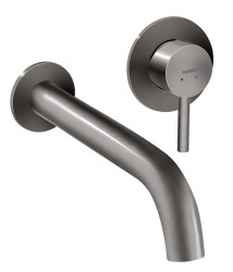 NOVASERVIS - Umývadlová nástenná podomietková batéria Ciriculus, gun metal (BCK3PAGM)