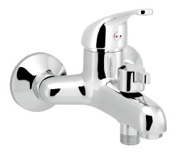 NOVASERVIS - Vaňová batéria bez príslušenstva 100 mm Titania Iris, chróm (92025/1,0)