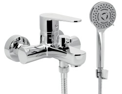 NOVASERVIS - Vaňová nástenná batéria Titania Fresh ECO, 100 mm, chróm (96025,0E)