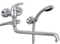 NOVASERVIS - Vaňová paneláková batéria 100 mm Metalia 55 chróm (55075,0)