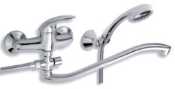NOVASERVIS - Vaňová paneláková batéria 150 mm Metalia 55 chróm (55032,0)