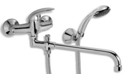 NOVASERVIS - Vaňová paneláková batéria 150 mm Metalia 55 chróm (55036,0)