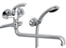 NOVASERVIS - Vaňová paneláková batéria 150 mm Metalia 55 chróm (55071,0)