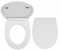NOVASERVIS - WC sedátko, duroplast biela, pánty tvrdený plast (WC/SOFTNEW)