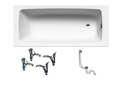 Obdĺžniková vaňa Kaldewei Cayono 150x70 cm smaltovaná oceľ ľavá aj pravá KWB747 (KWB747)