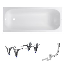 Obdĺžniková vaňa SAT Vivien 170x70 cm smaltovaná oceľ ľavá aj pravá SATVIVI170AN (SATVIVI170AN)
