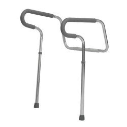 OLSEN SPA - Madlo pre invalidov, podpera k závesnému wc, biela farba (KD02331407)