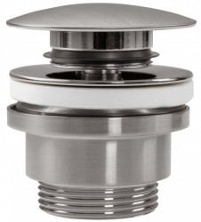 OLSEN SPA - Umývadlový click/clack výpust, univerzálny, nikel brúsený (BAHA6000)