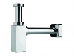 OLSEN SPA - Umývadlový sifón CHROM hranatý (OLBAEMCR004)