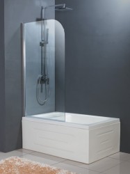 OLSEN SPA - Vaňová zástena HOPA EVORA - Farba rámu zásteny - Hliník chróm, Rozmer A - 70 cm, Smer zatváranie - Univerzálny Ľavé / Pravé, Výplň - Číre bezpečnostné sklo - 5 mm (BCEVOR70CC)