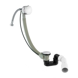 OLSEN SPA - Vaňový sifón s napúšťaním cez prepad, chróm (BAHATK122SCR)