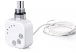 OLSEN SPA - Vykurovacia tyč BURG s termostatom - Farba vykurovacej tyče - Biela, Typ pripojenia - Rovný kábel, Výkon vykurovacej tyče - 600 W (RDOHT2RK60006)