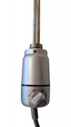 OLSEN SPA - Vykurovacia tyč s termostatom - Farba vykurovacie tyče - Chróm - matný, Výkon vykurovacie tyče - 900 W (RADPST412)